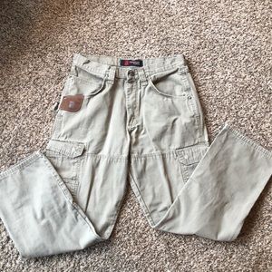 Ripstop Fabric Men’s Heavy Duty Cargo Work Pants